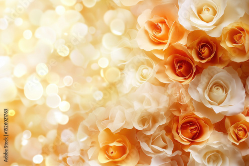 Yellow Roses Background
