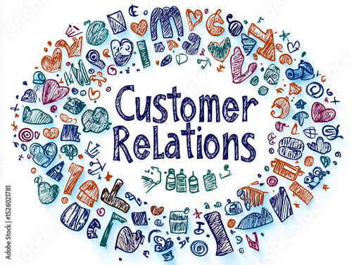 Customer Relations  text il...