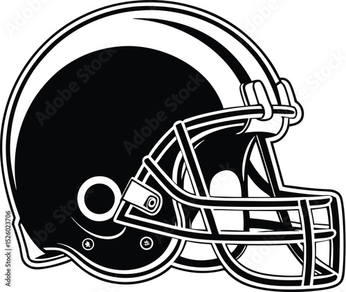 Football helmet, sports gear, head protection