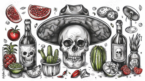 Vector hand drawn doodle for Mexican holiday Cinco.jpeg