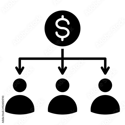 Beneficiary Glyph Icon
