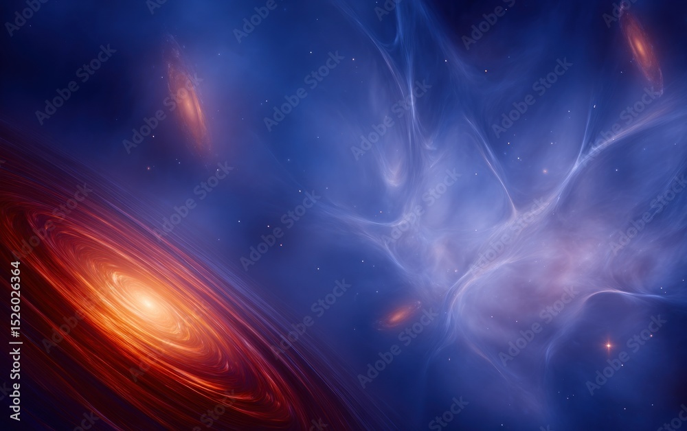 Fototapeta premium Abstract space nebula (2)