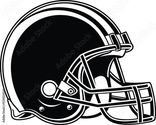 Football helmet, sports gear, head protection