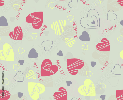 All Over Flower Design Seamless Pattern With Some Texture Digital Print Textile