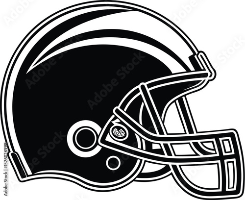 Football helmet, sports gear, head protection