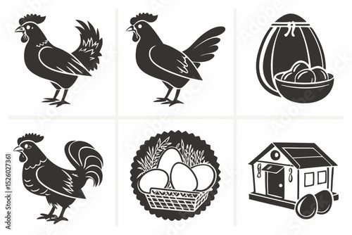 set of farm animals