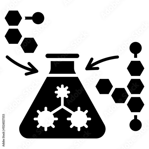 Biocatalysis Glyph Icon