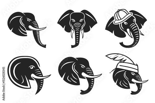 set of funny animals