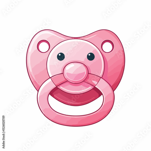 Baby Girl Pacifier Icon