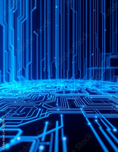 blue circuit board