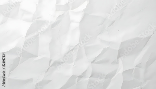white crumpled paper
