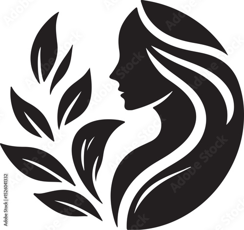 woman with flower