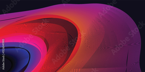 A Mesmerizing 3D Abstract Multicolor Visualization