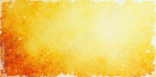 Elegant distressed yellow-orange Christmas backdrop; watercolor texture, vintage grunge , autumn, stain