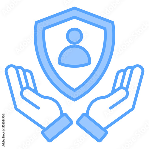 Insurance Blue Icon