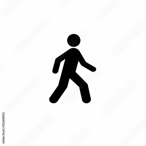 silhouette of a man running on right position
