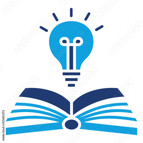Knowledge Flat Blue Icon