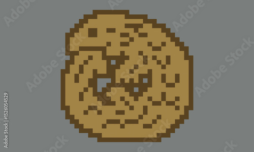 Armadillo lizard dot illustration1 -pixel art-