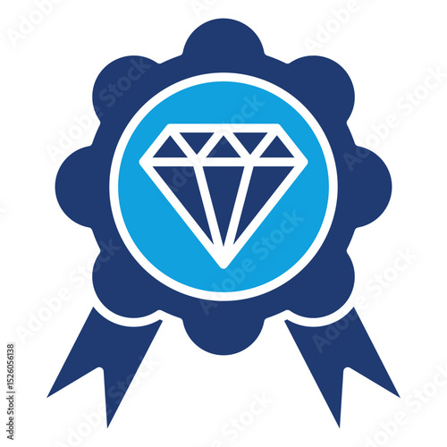 Premium Quality Flat Blue Icon