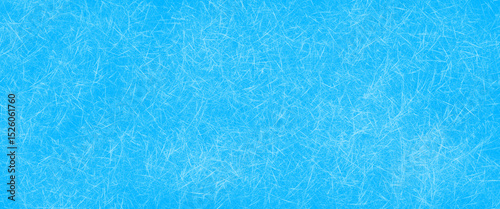 Bright blue textured surface depicting an icy aesthetic with delicate white scratch marks suitable for digital design