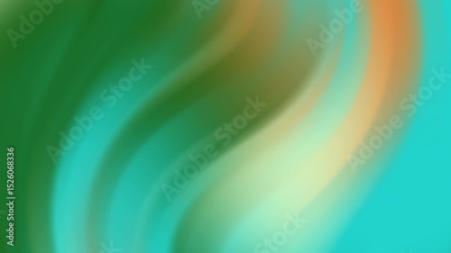 Abstract green blue and orange background