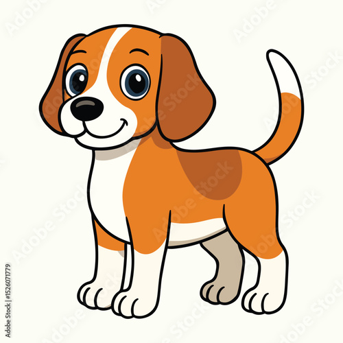 Vector illustration of a Doge-inspired cartoon character with clean lines and expressive features. Perfect for meme designs, branding, and digital artwork.