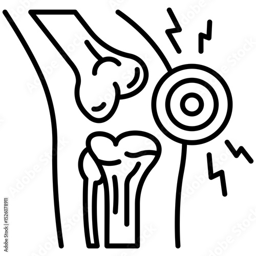 Arthritis Line Icon