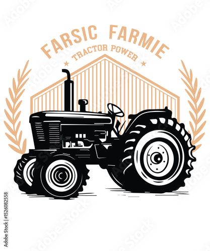 Tractor Graphic Design for Farmers and Farming Lovers