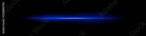 Blue power streak. Focused beam with intense glow and wide radial blur, creating hot energy feel on black background. Great for sci-fi, flame, speed visuals.