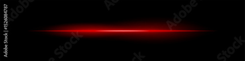 Red power streak. Focused beam with intense glow and wide radial blur, creating hot energy feel on black background. Great for sci-fi, flame, speed visuals.