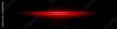 Red central glow. Two layered beams with soft radial light burst and blurred edges on dark background. Ideal for sci-fi, light energy, futuristic effects.