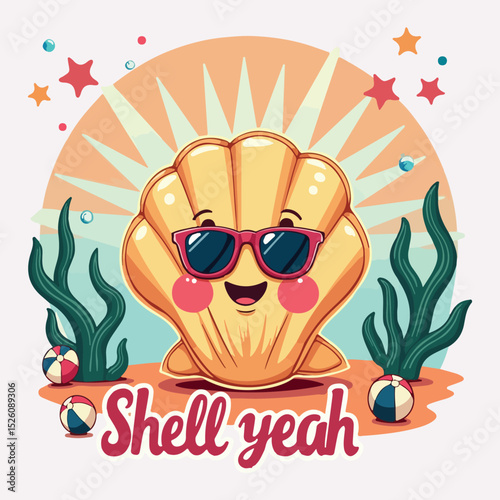 Summer vibes only vector illustration t-shirt design