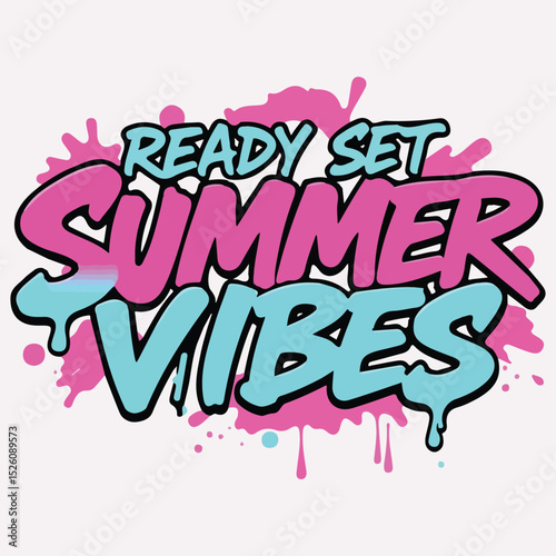 Summer vibes only vector illustration t-shirt design