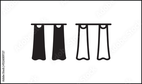 Painting vector outline and silhouette design