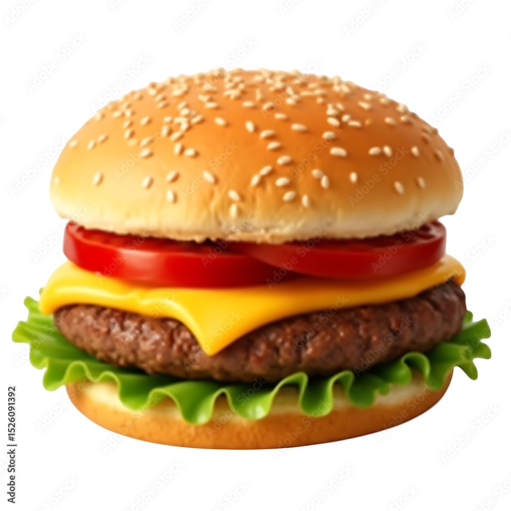 Zinger burger top view isolated on white background Zinger burger top view isolated on white background