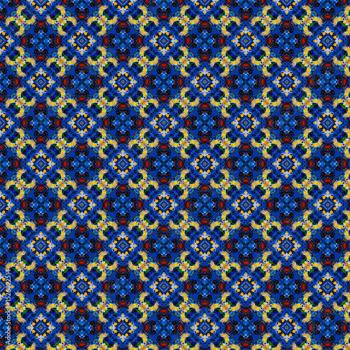 multicolor seamless watercolor geometry pattern for unique and elegant fabric printing purposes also abstract