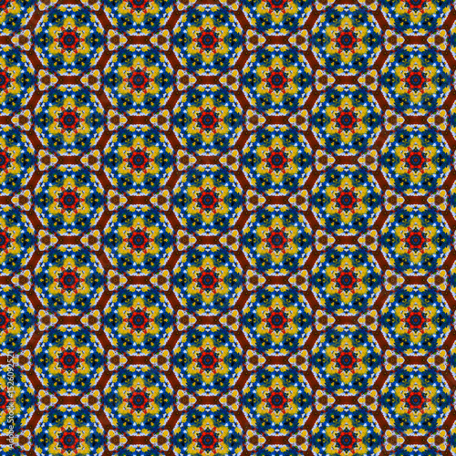multicolor seamless watercolor geometry pattern for unique and elegant fabric printing purposes also abstract