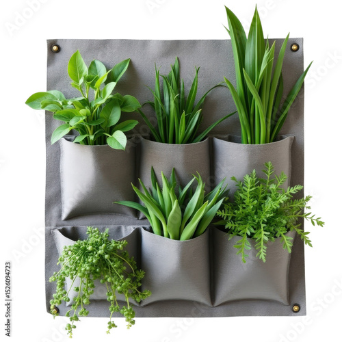 fresh herbs in a wooden box