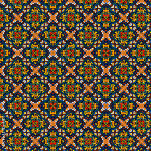 multicolor seamless watercolor geometry pattern for unique and elegant fabric printing purposes also abstract