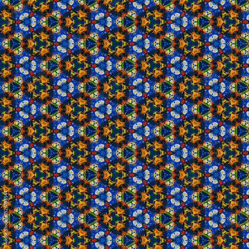 multicolor seamless watercolor geometry pattern for unique and elegant fabric printing purposes also abstract