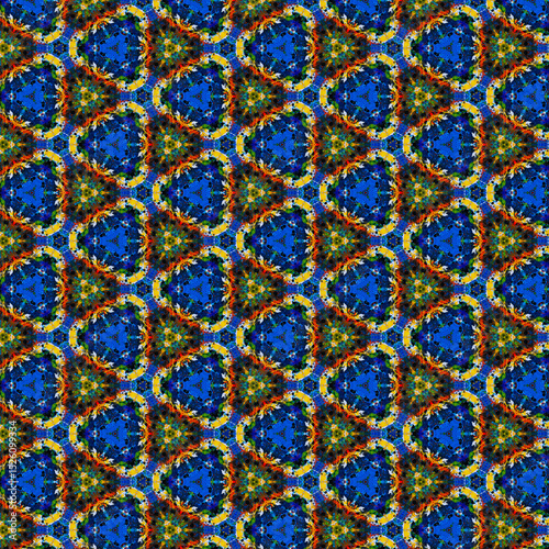multicolor seamless watercolor geometry pattern for unique and elegant fabric printing purposes also abstract