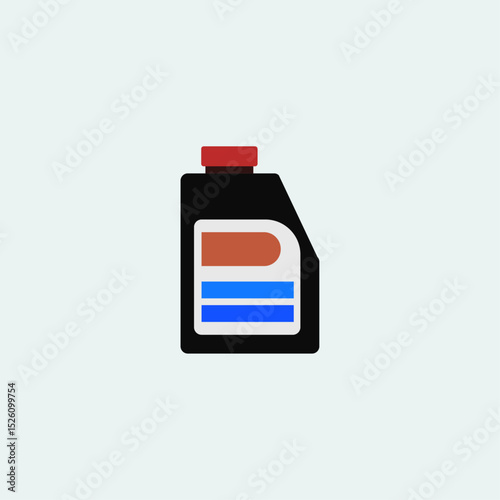 Car fluid icon logo flat vector design