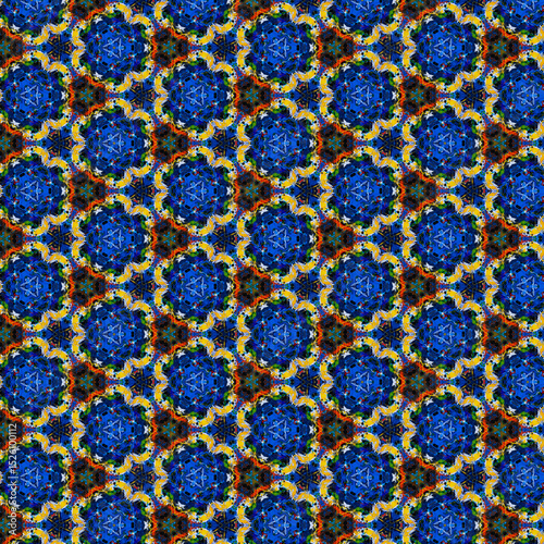 multicolor seamless watercolor geometry pattern for unique and elegant fabric printing purposes also abstract