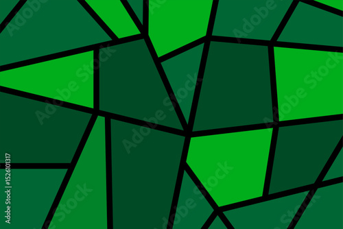 Green Mosaic Abstract Background design vector art