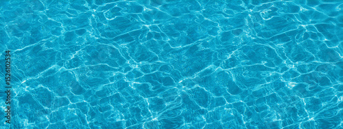 Turquoise and blurry sea waves. Dark grainy background.