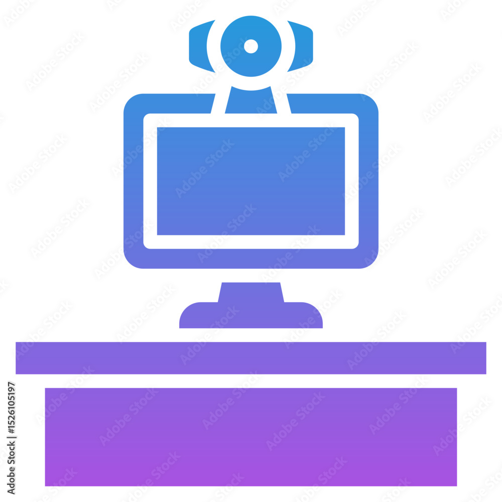 Virtual Office Icon Virtual Office Icon