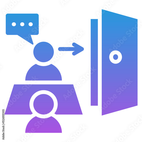 Exit Interview Icon