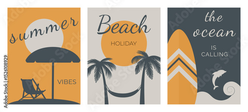 summer holiday posters