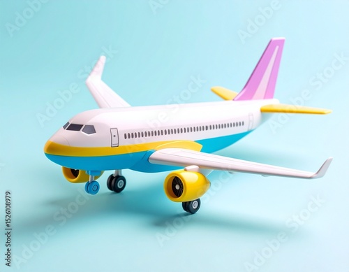 plane with white background