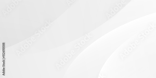 abstract white gradient color background with curve and swirl lines decoration